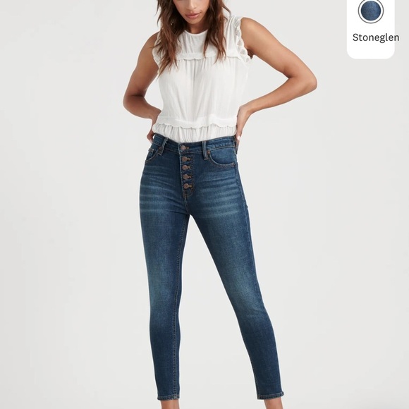 NEW LUCKY BRAND High Rise AVA Skinny Jean Sz 10 . - Picture 1 of 12